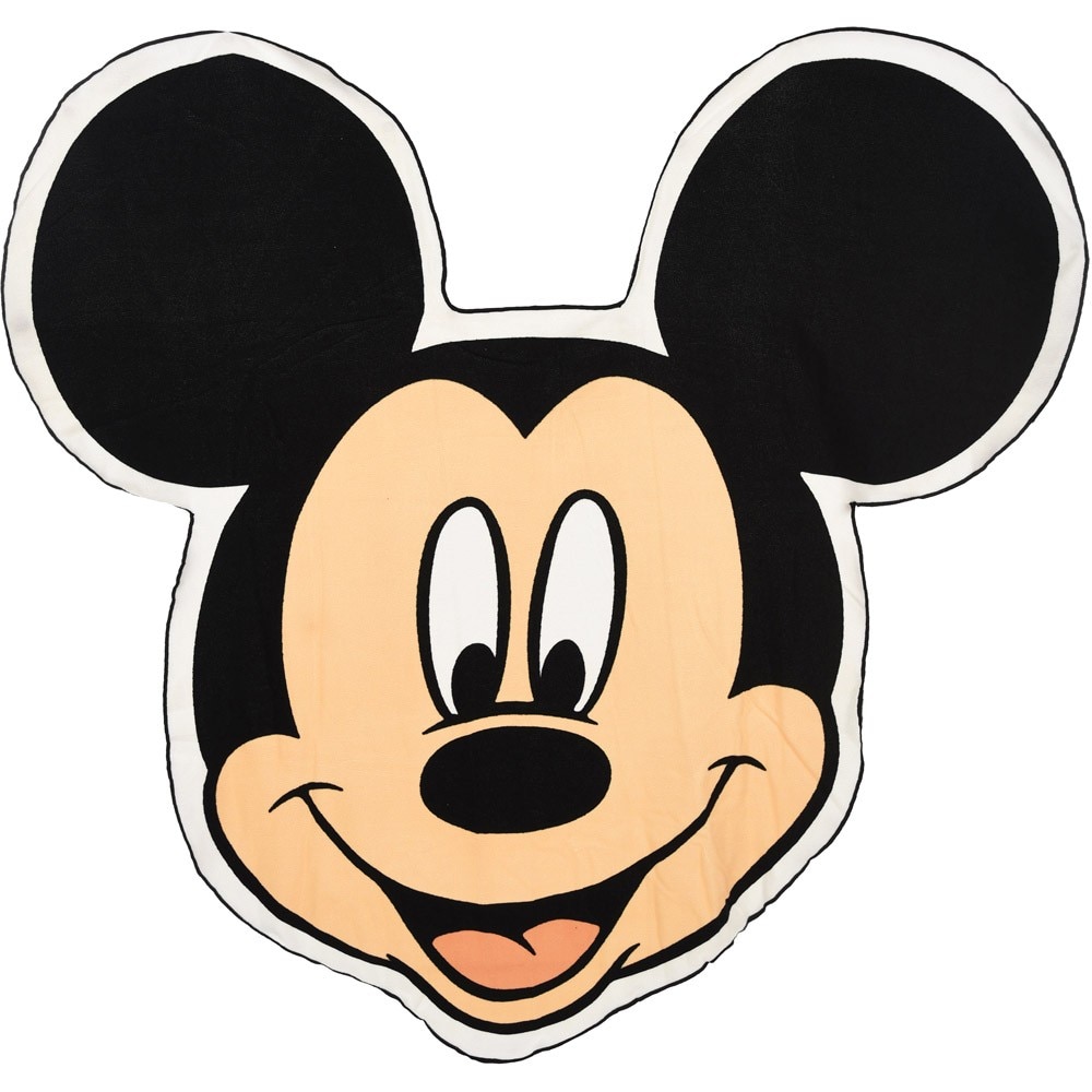 Prosop plaja forma Mickey Mouse 136x140 cm 140 x 70 cm Multicolor