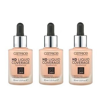 Pachet Catrice 3XHD Liquid Coverage Fondation 020 Rose Beige 30 ml Pachet Catrice 3XHD Liquid Coverage Fondation 020 Rose Beige 30 ml