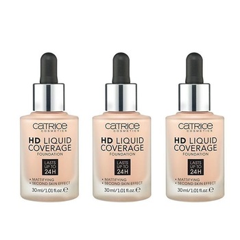 Pachet Catrice 3XHD Liquid Coverage Fondation 010 Light Beige 30 ml Pachet Catrice 3XHD Liquid Coverage Fondation 010 Light Beige 30 ml