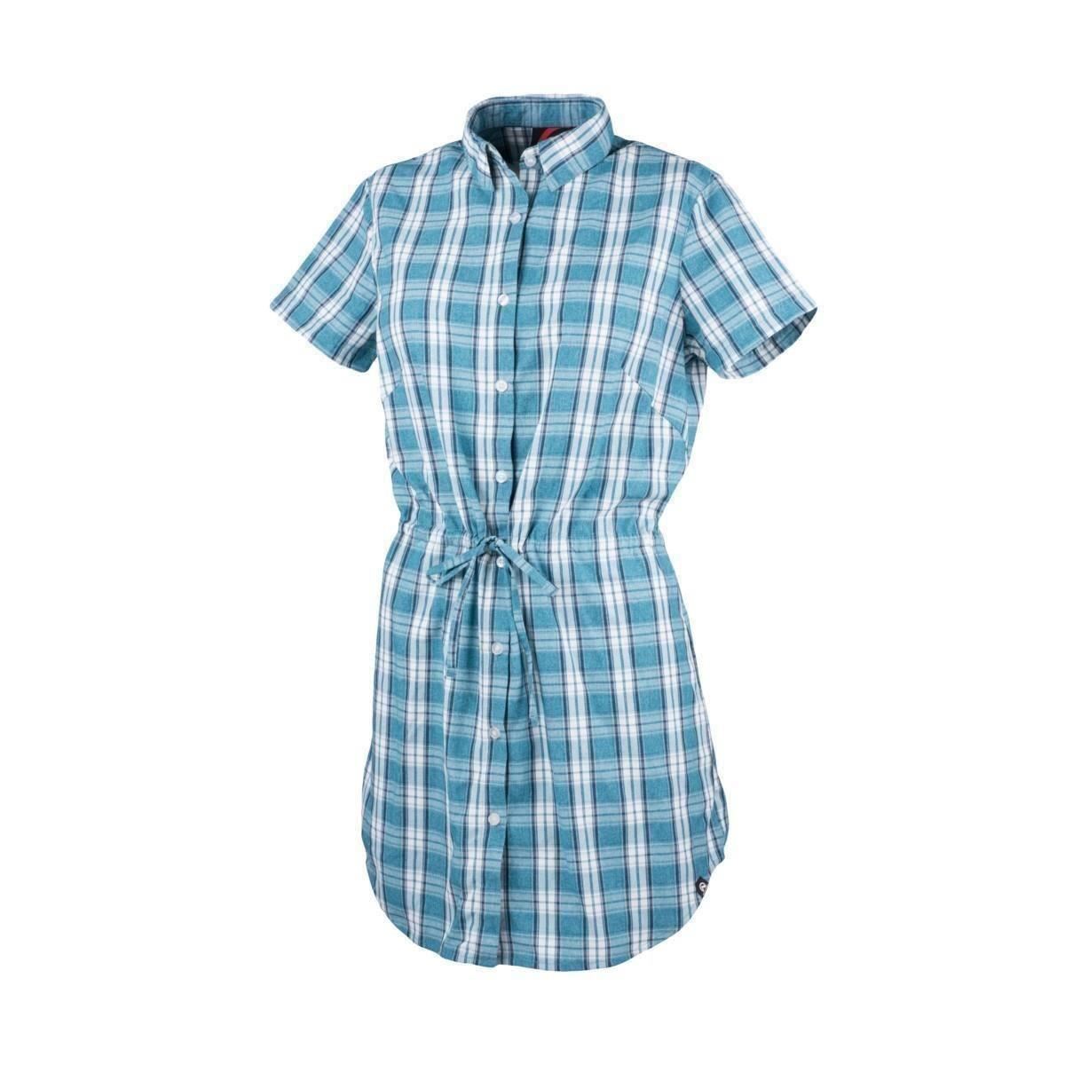 Camasa lunga femei NORTHFINDER Lewina KO-4061SP, Bleumarin