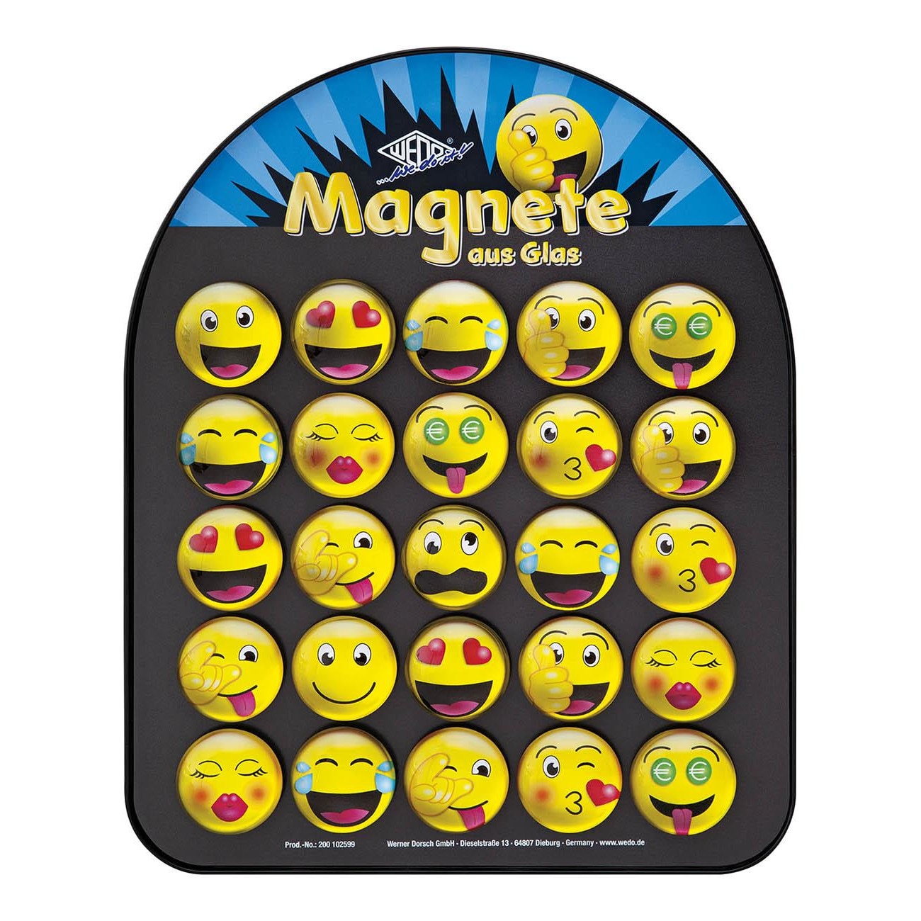 Set 25 magneti Emoji 3D Wedo