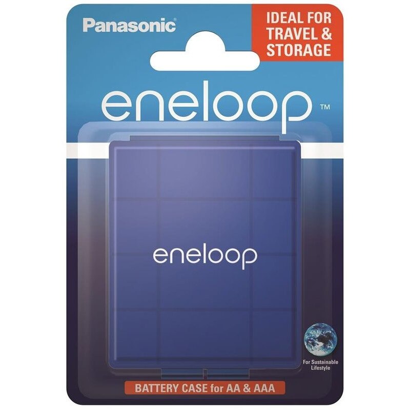 Cutie Panasonic Eneloop pentru 4 acumulatori R6 sau R3