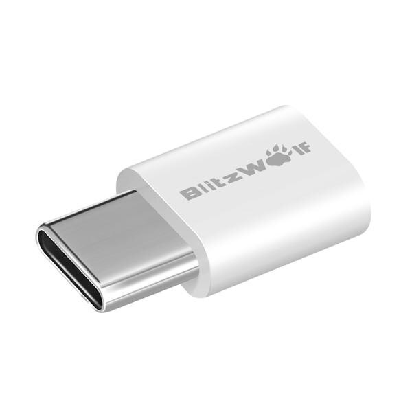 Adaptor BlitzWolf® A+ micro USB - USB Type C