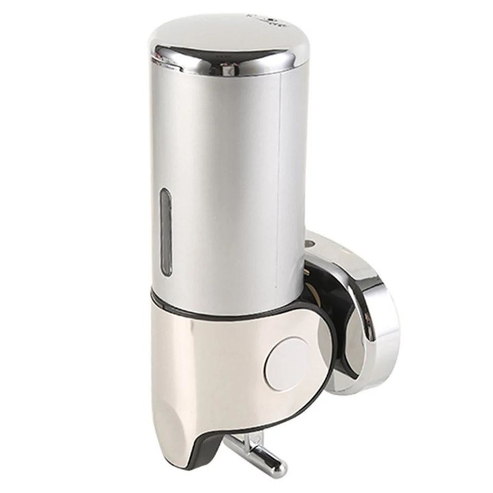 Trendy S Szappanadagoló, Ezüst, folyékony szappanhoz, 500ml