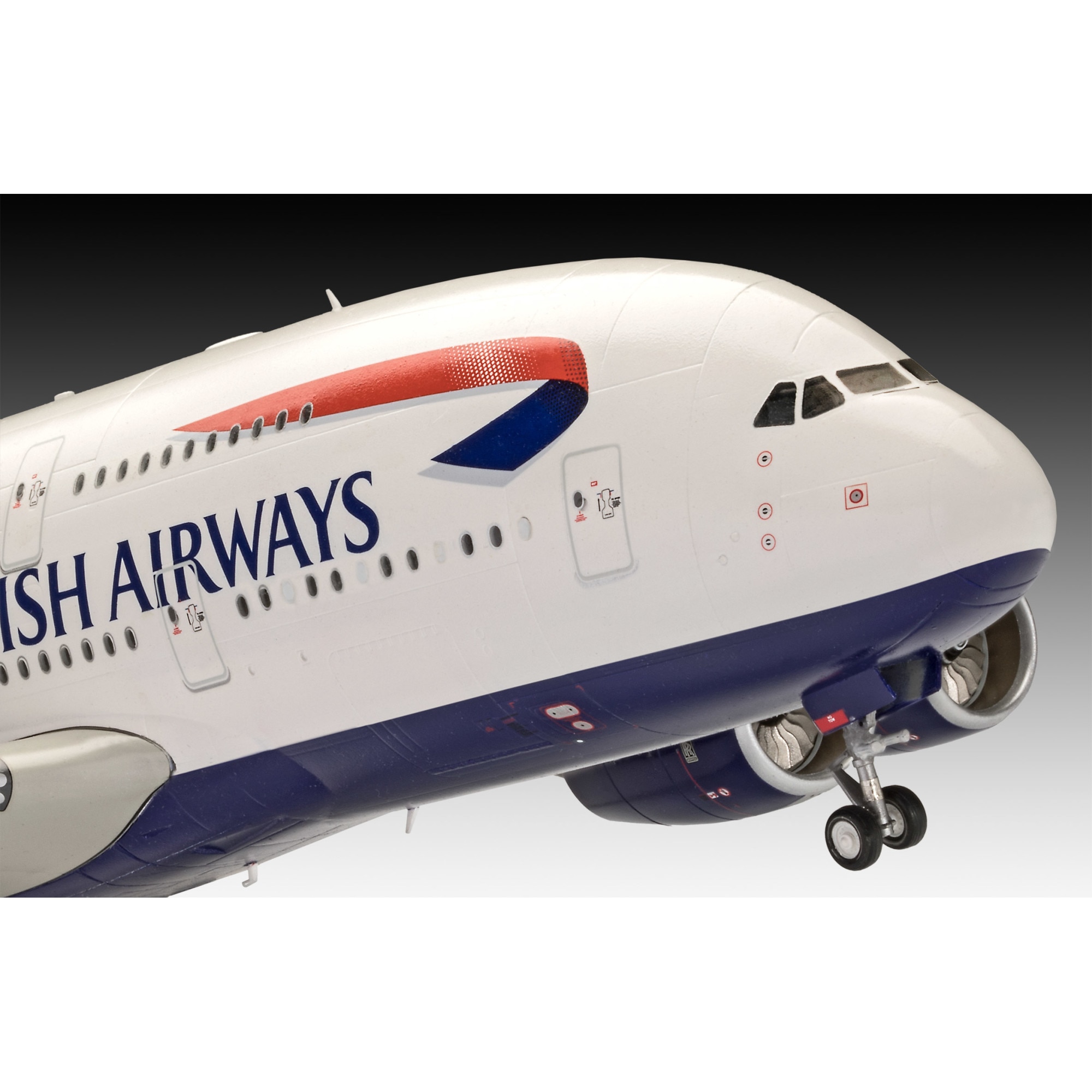 Macheta aeromodele Revell Airbus A380-800 BRITISH AIRWAYS 1:144