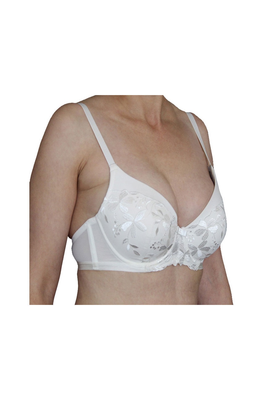 Sutien Sexy Angel Spotlight WHU, Triumph, Alb matase