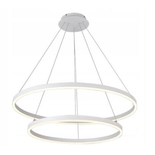 Lustra Led Lumina Neutra, ALB, CALD .reglabil pe inaltime 8827 40+60 cm