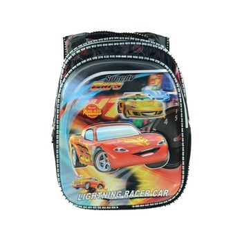 Rucsac cu imprimeu 3D pentru baieti NN Cars 00150N, Multicolor Rucsac cu imprimeu 3D pentru baieti NN Cars 00150N, Multicolor
