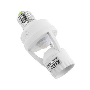 Dulie E27 , cu senzor de lumina si miscare , 360⁰ , IP20 , max. 6m , 60w Dulie E27 , cu senzor de lumina si miscare , 360⁰ , IP20 , max. 6m , 60w