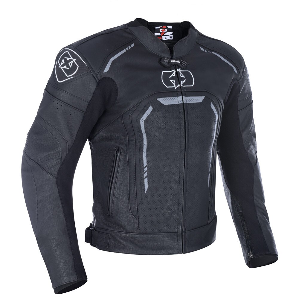 Geaca piele OXFORD - Strada - negru - 3XL