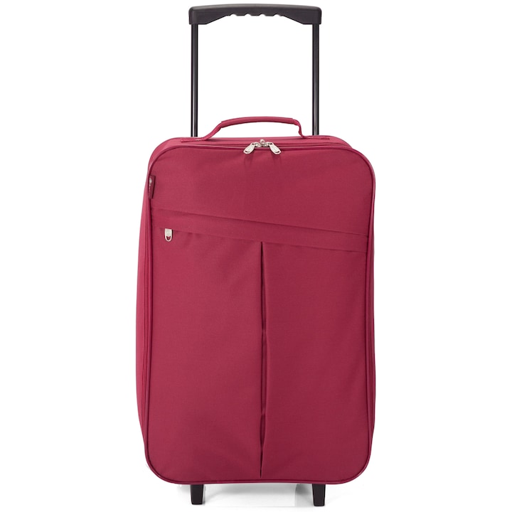 Сгъваем куфар, BENZI, 2 колела, BZ 5376 - 55 cm, Червен