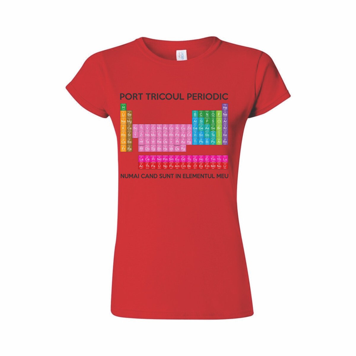 Tricou Personalizat pentru Femei Rosu, Marimea L - 