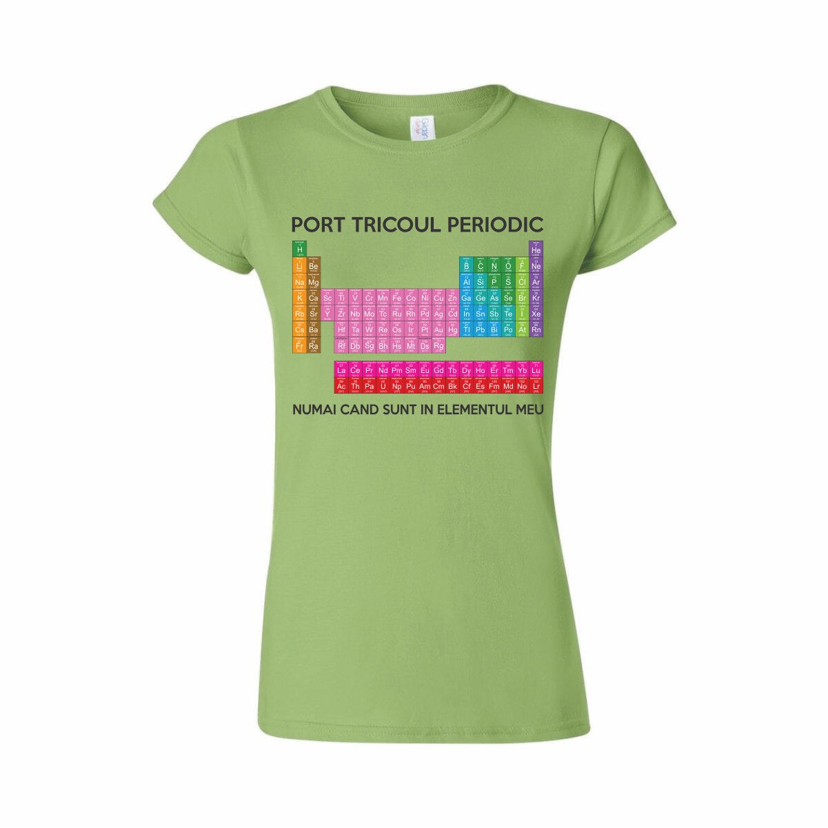 Tricou Personalizat pentru Femei Verde Deschis, Marimea XL - 