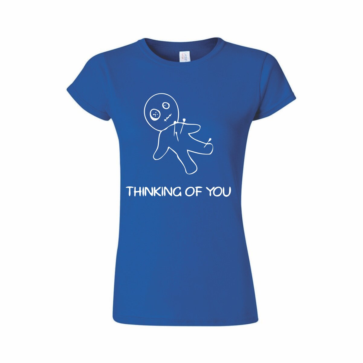 Tricou Personalizat pentru Femei Albastru, Marimea M - 