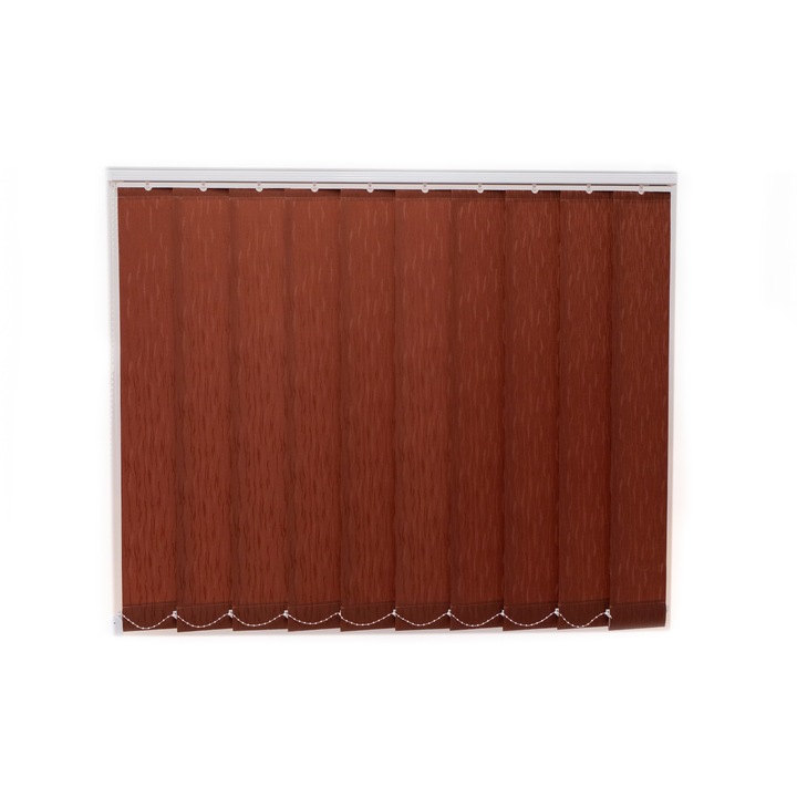 Jaluzele verticale 127 mm, Vesna 6908, maro cupru ,L 320 cm x H 250 cm,Bendaluci