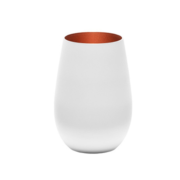 Set 6 Pahare Stolzle Olympic, alb (mat) bronz, 465 ml