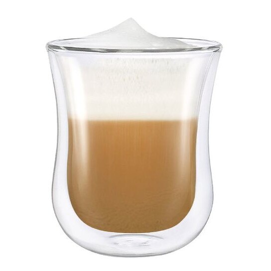 Set 2 pahare cu perete dublu Stolzle Coffee’n More, 180 ml, marime M