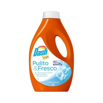 Detergent lichid curat & proaspat Dash simply 18 spalari 990 ml Detergent lichid curat & proaspat Dash simply 18 spalari 990 ml