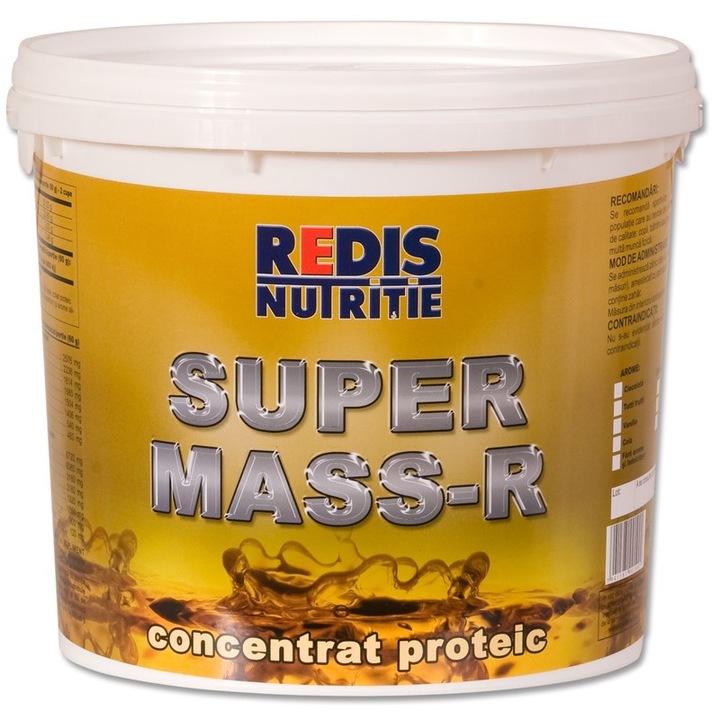 Concentrat proteic, Super Mass-R, Redis, galeata 2.2 kg