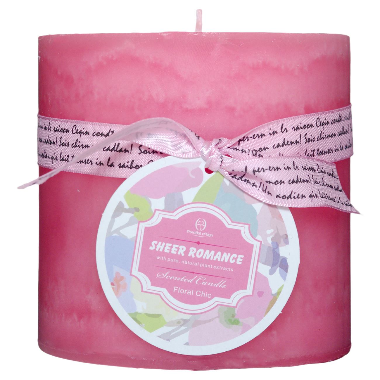 Lumanare parfumata, Zola®, aroma florala, 10x10 cm