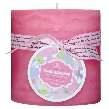 Lumanare parfumata, Zola®, aroma florala, 10x10 cm Lumanare parfumata, Zola®, aroma florala, 10x10 cm