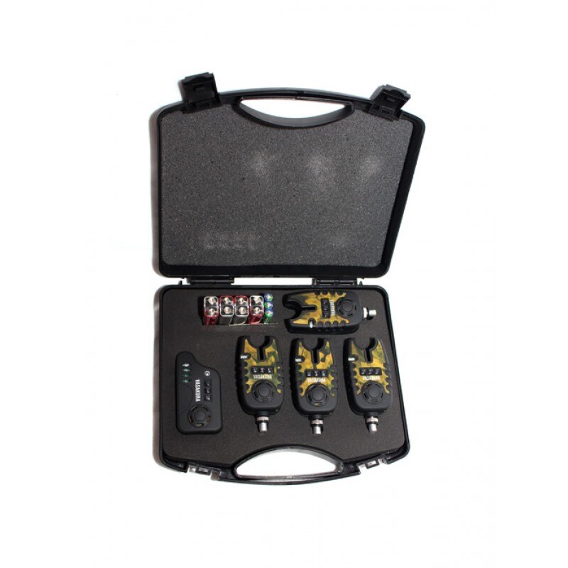 Kit 4 Senzori model camuflaj cu Statie wireless