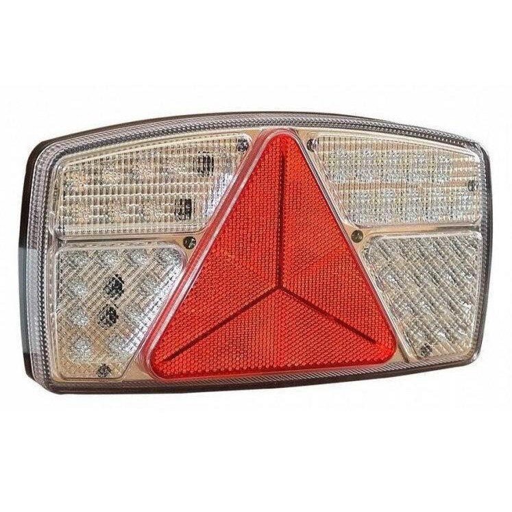 Lampa spate 250x138, 5 functii, cu triunghi, 53 LED-uri, stanga, L1813