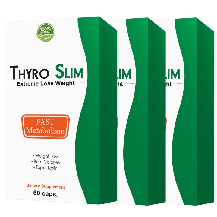 Thyroslim pentru slabit , 180 capsule, Laboratoarele Medica