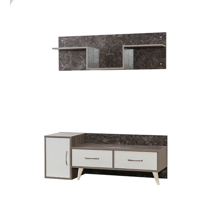 Alpine Lates TV komód, 1454 x468 x h536 mm, barna