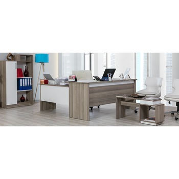 Set birou Evita Alpino culoare cordoba/alb 4 piese, birou180x70cm ,masuta de cafea 90x30cm,extensie birou cu sertare109.5x53cm si dulap acte 80.6x32cm Set birou Evita Alpino culoare cordoba/alb 4 piese, birou180x70cm ,masuta de cafea 90x30cm,extensie birou cu sertare109.5x53cm si dulap acte 80.6x32cm