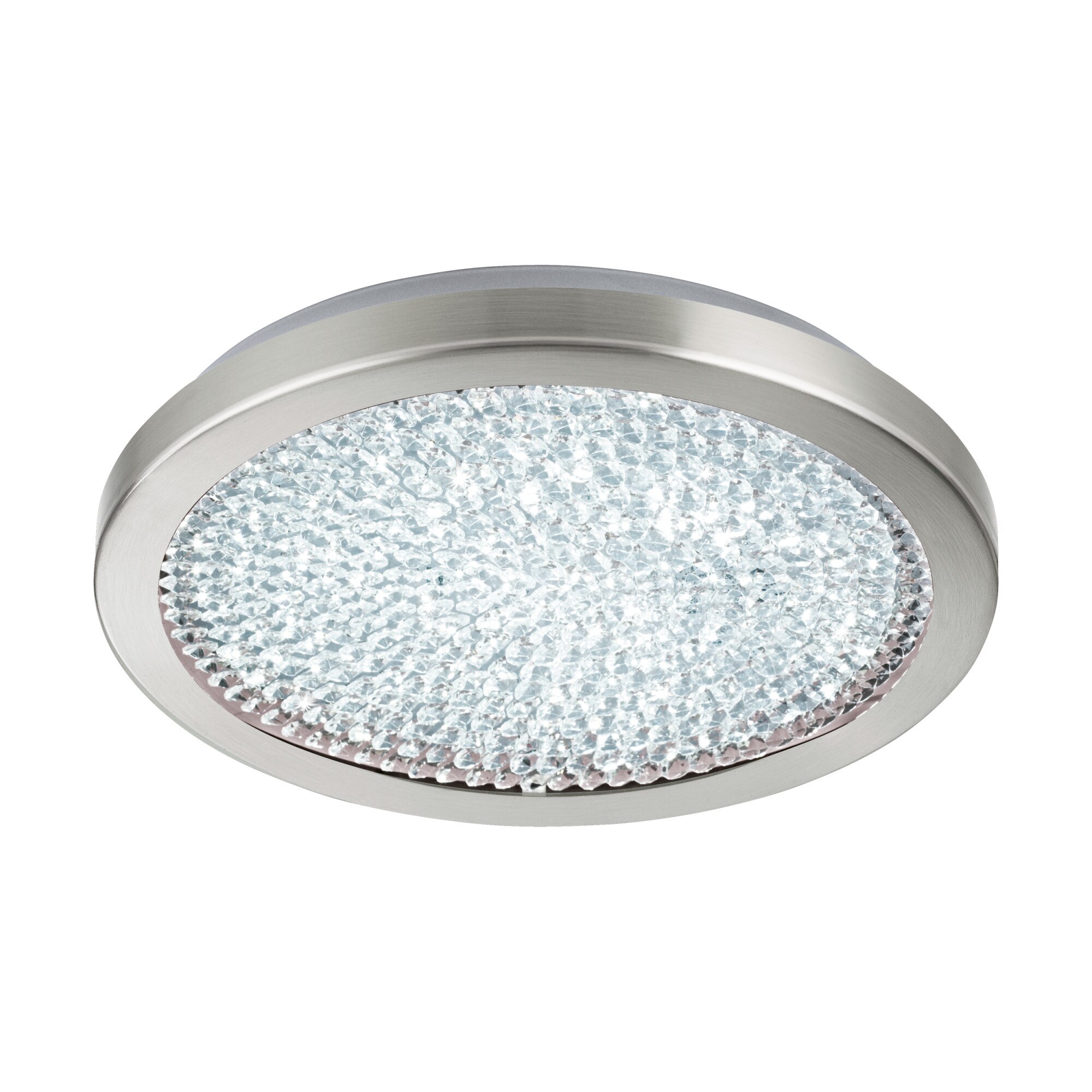 Plafoniera Arezzo 2, 32047, Nichel-Cristal, LED 17,92W, 2300lm