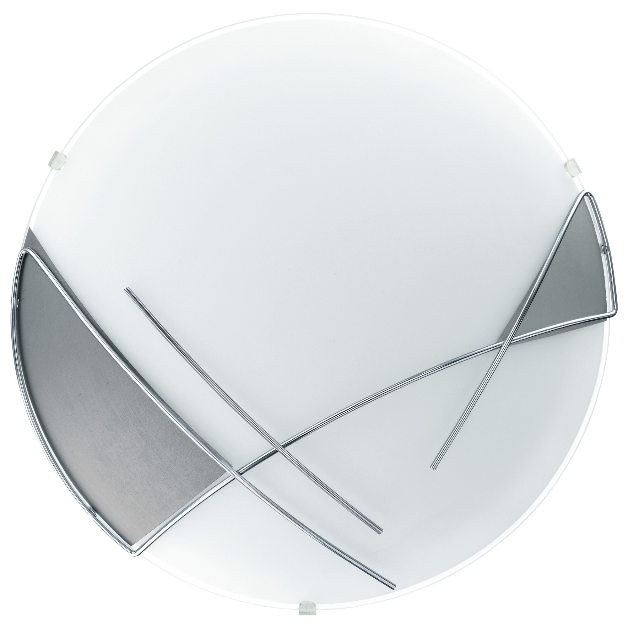 Plafoniera Raya, 89758, E27, Crom-Argintiu, 60W