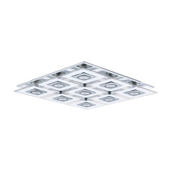 Plafoniera LED Cabo, EGLO, 92877, GU10, Crom-Satin, 9x3W, 9x240lm Plafoniera LED Cabo, EGLO, 92877, GU10, Crom-Satin, 9x3W, 9x240lm