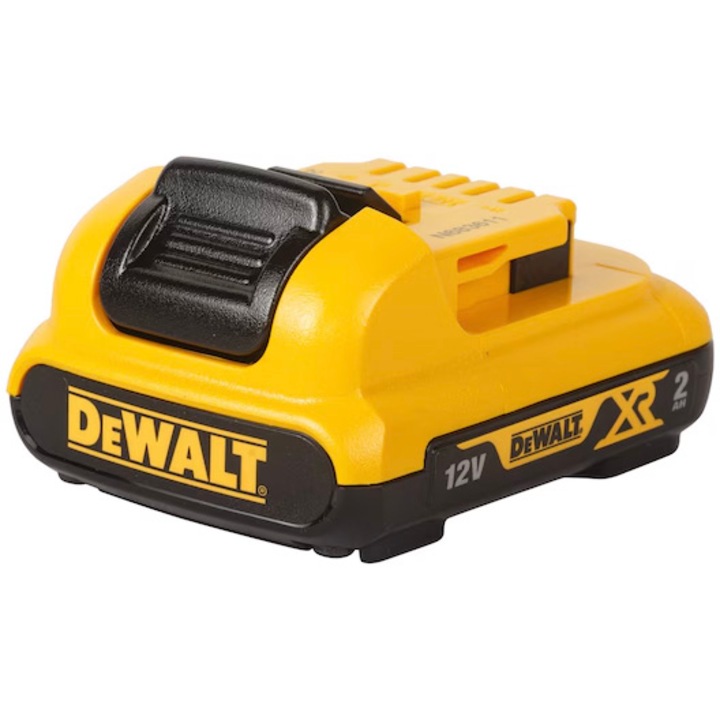Акумулаторна батерия DeWALT DCB127, XR 12V 2 Ah съвместимост 12V, без ефект на паметта, съвместим с всички електрически инструменти DeWALT 10.8V XR