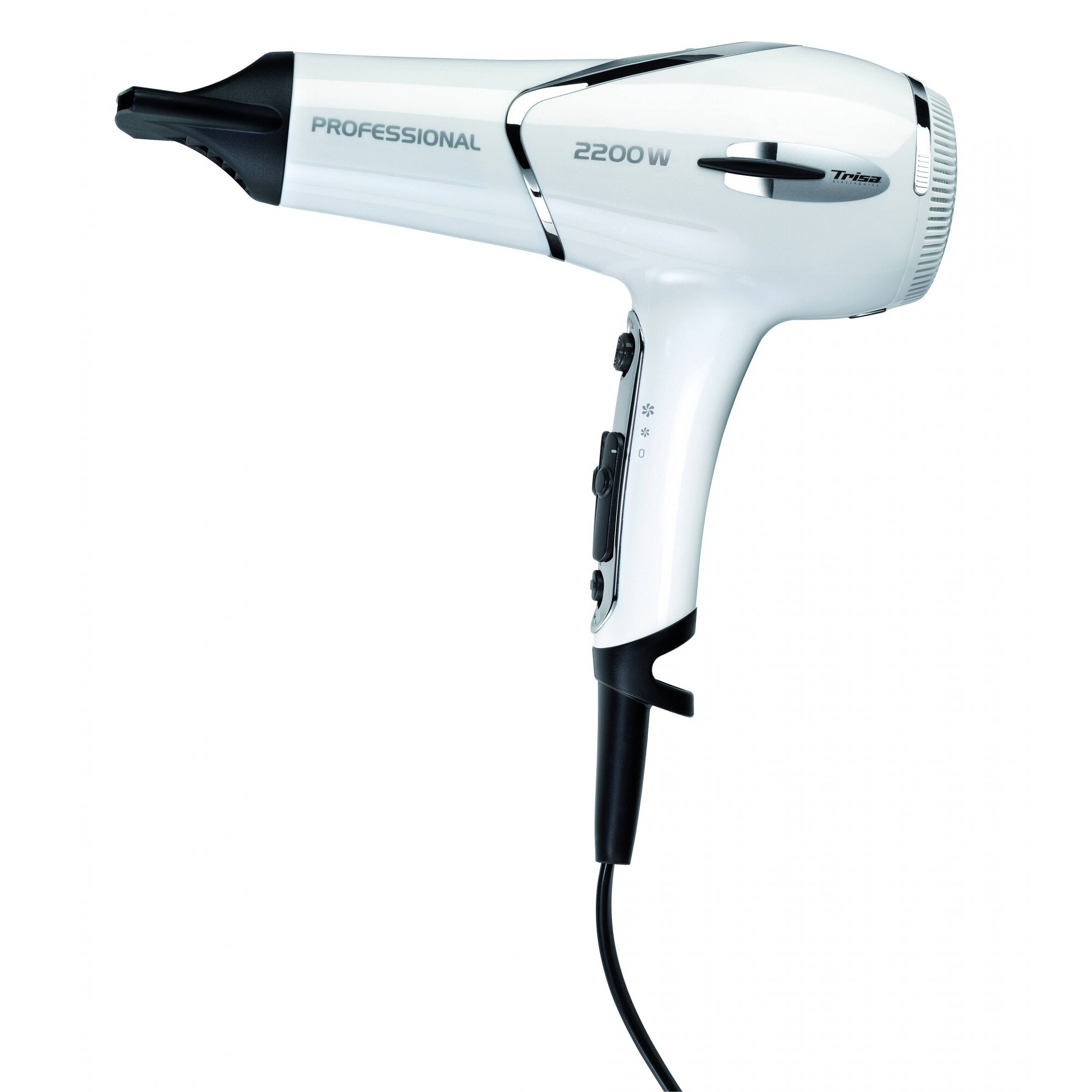 Uscator de par Trisa Profesional Star Line, 2200W, Functie ionizare, Culoare Alb, Cod 1015.70