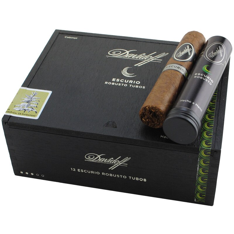 Trabucuri Davidoff Escurio Robusto Tub Natural Cutie (12 bucati)