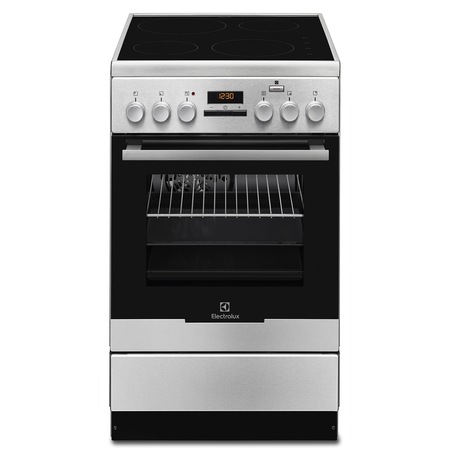 Aragaz Electrolux EKI54950OX, Electric, Plita inductie, 4 zone de gatit, Booster, SteamBake, Autocuratare catalitica, Timer, Grill, Clasa A, 50 cm, Inox