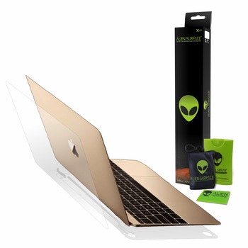 Folie Alien Surface XHD, Apple Macbook 12 inch, protectie exterior + Alien Fiber cadou Folie Alien Surface XHD, Apple Macbook 12 inch, protectie exterior + Alien Fiber cadou