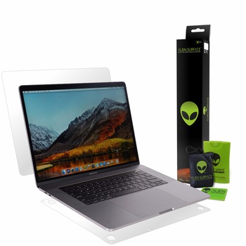 Folie Alien Surface XHD, Apple MacBook Pro 13 inch Touch Bar 2016-2018, protectie exterior + Alien Fiber cadou Folie Alien Surface XHD, Apple MacBook Pro 13 inch Touch Bar 2016-2018, protectie exterior + Alien Fiber cadou