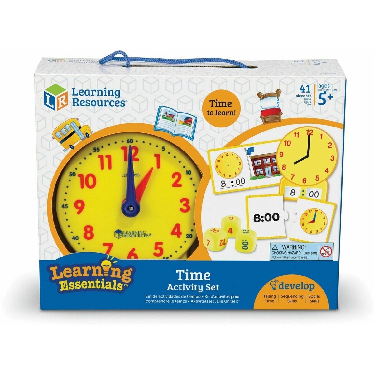 Joc Invatam ceasul Learning Resources