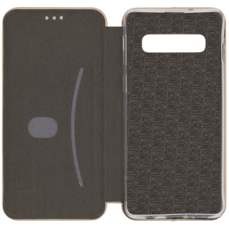 The trail recruit conservative Husa Flip Cover Magnetic Pentru Samsung Galaxy S10 Plus, G975, Gold -  eMAG.ro