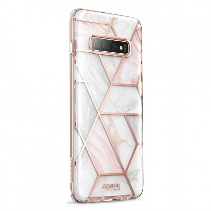 Carcasa stylish Supcase Cosmo Samsung Galaxy S10 Marble