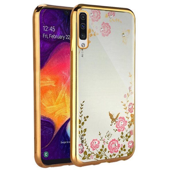 Husa Samsung Galaxy A70 TPU Flori Gold