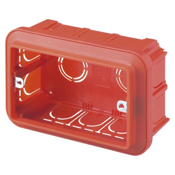 Doza aparat Gewiss, incastrata, modulara, 3 module Doza aparat Gewiss, incastrata, modulara, 3 module