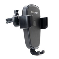 Suport Auto pentru Telefon, Botico, Fast Charge, negru, cu cleme din plastic