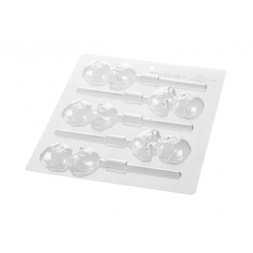 Matrita din policarbonat pentru ciocolata si bonboane Silikomart, Pui 