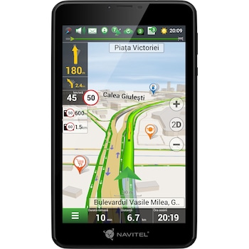 Tableta cu navigatie GPS Navitel T757, 4G LTE, Dual SIM, display 7 Tableta cu navigatie GPS Navitel T757, 4G LTE, Dual SIM, display 7