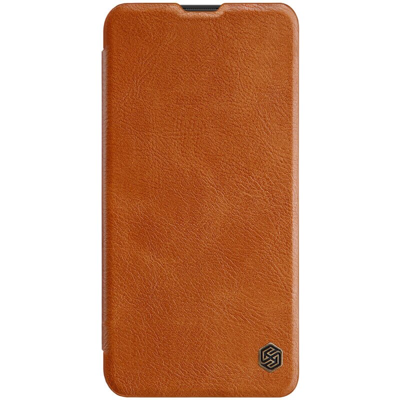 Husa flip tip carte pentru Samsung Galaxy M10, maro - Nillkin Qin