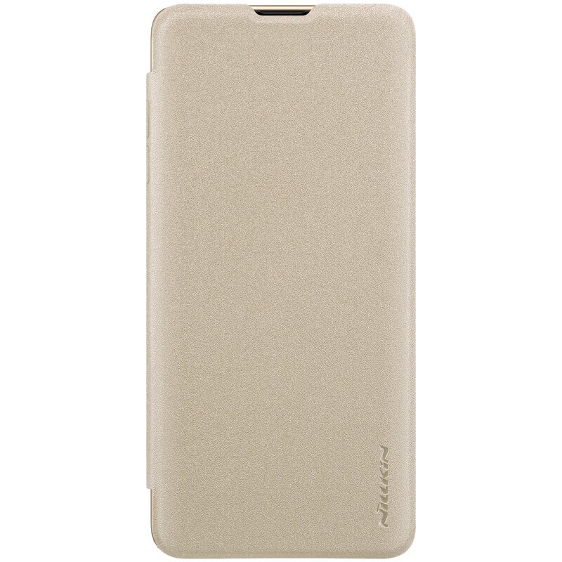 Husa flip tip carte pentru Samsung Galaxy S10 Plus, auriu - Nillkin Sparkle