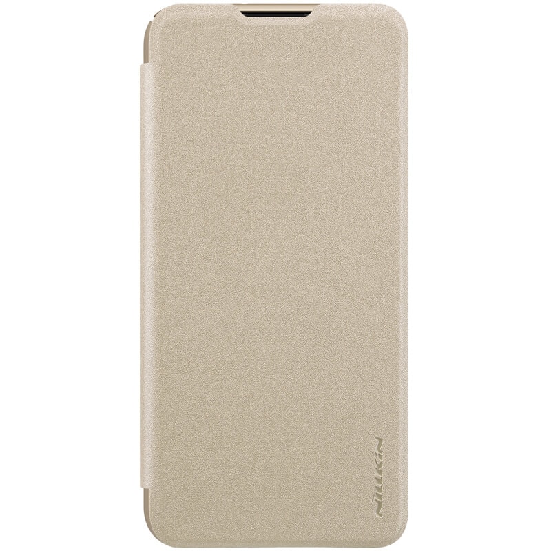 Husa flip tip carte pentru Huawei P Smart 2019, auriu - Nillkin Sparkle